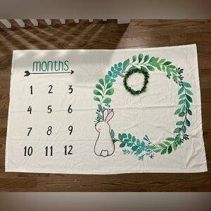 Baby Monthly Milestone Blanket